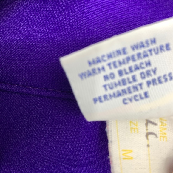 Vintage Varsity Spirit Fashions Cheer Track Suit Jacket Pants Purple Gold Y2K - Picture 8 of 12